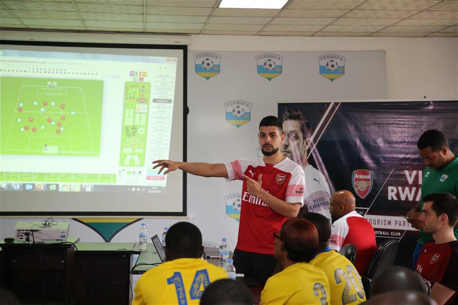 RWANDA-KIGALI-ARSENAL-COACHING