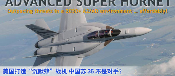 美國打造“沉默蜂”戰機 中國蘇35不是對手？