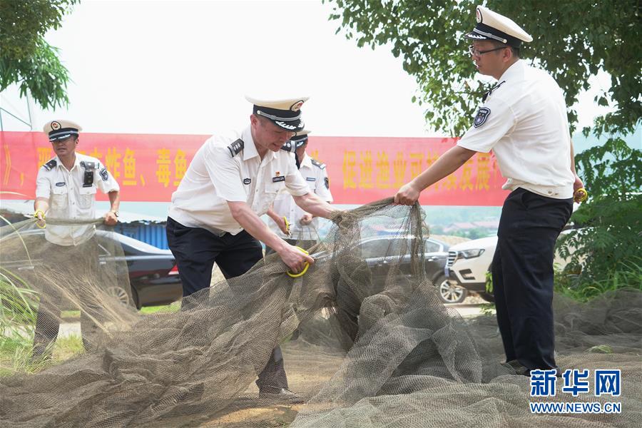 (法制)(2)福建集中銷毀違規(guī)漁具