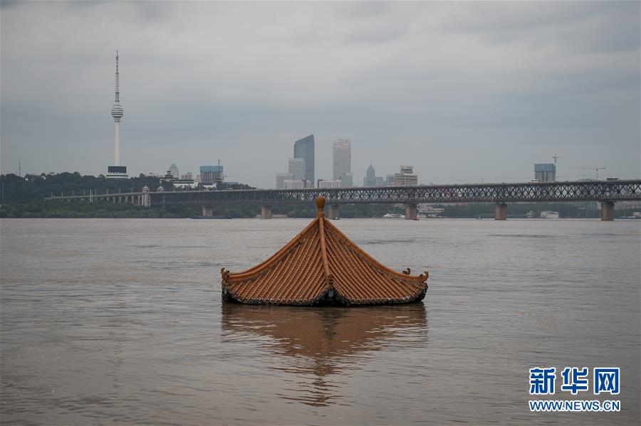 (防汛抗洪)(1)長江漢口站水位持續(xù)上漲