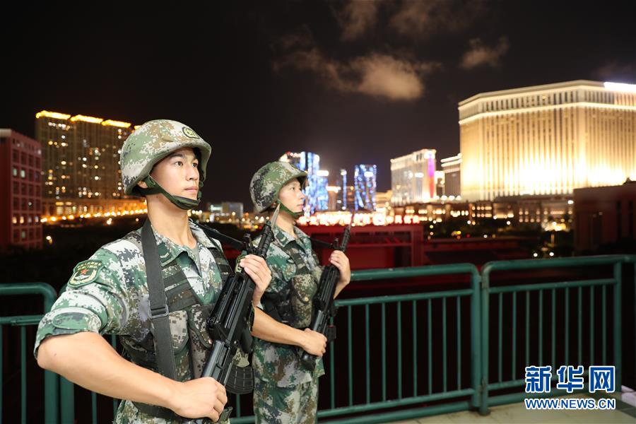 （在習近平強軍思想指引下·我們在戰位報告·圖文互動）（1）駐澳門部隊：濠江之畔，最可愛的人