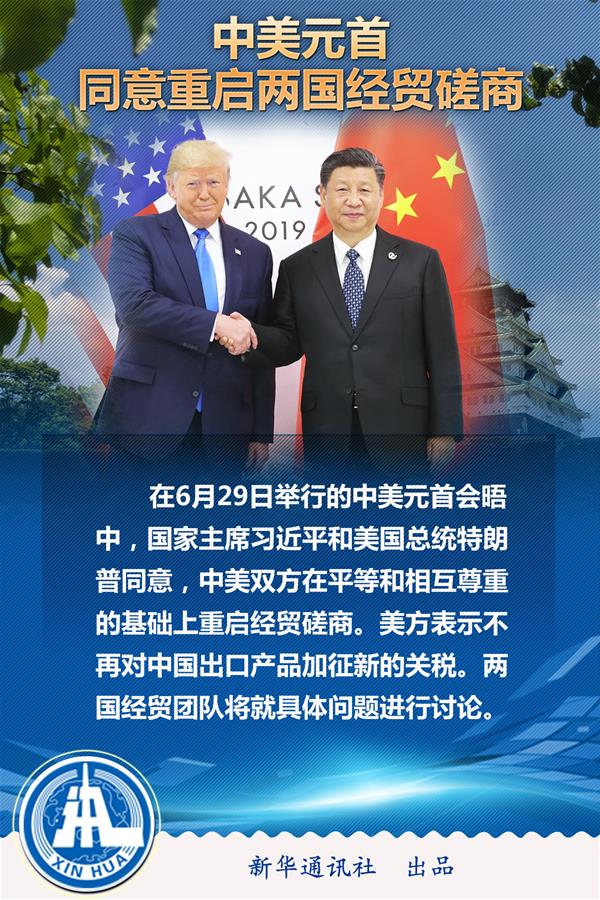 (海報)中美元首同意重啟兩國經貿磋商