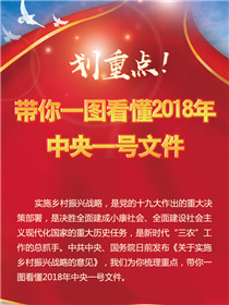 劃重點！帶你一圖看懂2018年中央一號文件