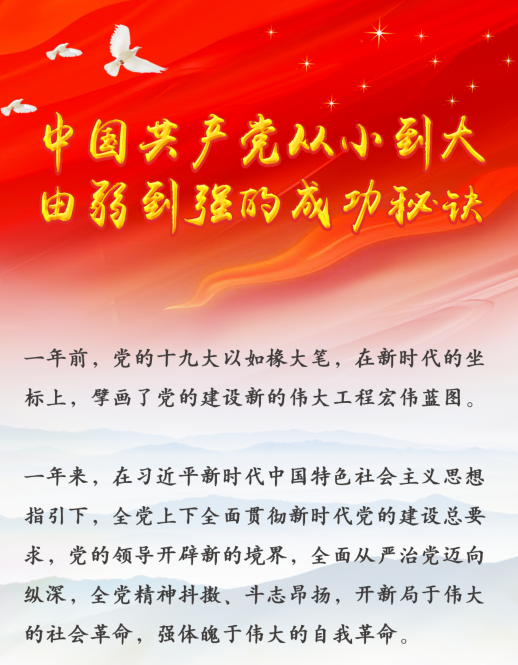 中國共產黨從小到大、由弱到強的成功秘訣
