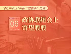 習近平2021兩會“微鏡頭”之四：3月6日 政協(xié)聯(lián)組會上，寄望殷殷