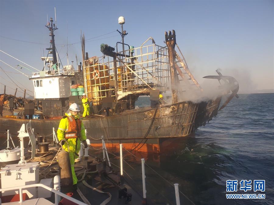 (國際)(1)韓國漁船起火釀死傷 一名中國公民失蹤