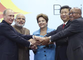 中國(guó)、巴西、俄羅斯、印度和南非簽署協(xié)議成立金磚國(guó)家開(kāi)發(fā)銀行
