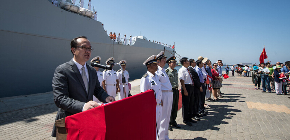 友誼、和平、交流、合作：中國(guó)海軍152艦艇編隊(duì)到訪埃及