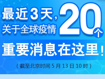【圖解】最近3天，關(guān)于全球疫情20個(gè)重要消息在這里！